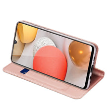 Заредете изображение във визуализатора на галерията – DUX DUCIS Skin Pro Bookcase type case for Samsung Galaxy A42 5G pink - TopMag

