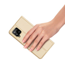 Заредете изображение във визуализатора на галерията – DUX DUCIS Skin Pro Bookcase type case for Samsung Galaxy A42 5G golden - TopMag
