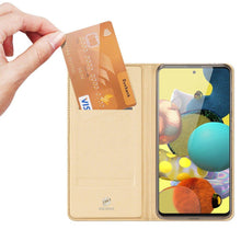Заредете изображение във визуализатора на галерията – DUX DUCIS Skin Pro Bookcase type case for Samsung Galaxy S20 FE 5G golden - TopMag
