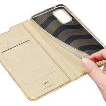 Заредете изображение във визуализатора на галерията – DUX DUCIS Skin Pro Bookcase type case for Samsung Galaxy S20 FE 5G golden - TopMag
