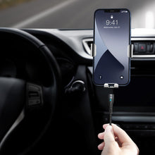 Заредете изображение във визуализатора на галерията – Baseus Zinc USB Type C - Lightning magnetic data charging cable Power Delivery 20 W 1 m black (CATLXC-01) - TopMag
