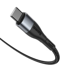 Заредете изображение във визуализатора на галерията – Baseus Zinc USB Type C - Lightning magnetic data charging cable Power Delivery 20 W 1 m black (CATLXC-01) - TopMag

