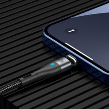 Заредете изображение във визуализатора на галерията – Baseus Zinc USB Type C - Lightning magnetic data charging cable Power Delivery 20 W 1 m black (CATLXC-01) - TopMag
