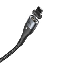Заредете изображение във визуализатора на галерията – Baseus Zinc USB Type C - Lightning magnetic data charging cable Power Delivery 20 W 1 m black (CATLXC-01) - TopMag
