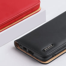 Заредете изображение във визуализатора на галерията – Dux Ducis Hivo case for Samsung Galaxy S23 flip cover wallet stand RFID blocking red
