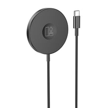 Заредете изображение във визуализатора на галерията – Borofone Wireless induction charger BQ18 Energy magnetic 3 in 1 15W black
