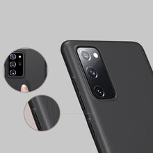 Заредете изображение във визуализатора на галерията – Nillkin Super Frosted Shield Strengthened Case Cover + Stand for Samsung Galaxy S20 FE 5G black - TopMag
