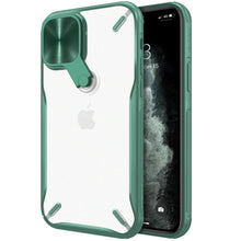 Заредете изображение във визуализатора на галерията – Nillkin Cyclops Case durable phone case with a camera cover and foldable kickstand iPhone 12 Pro / iPhone 12 green - TopMag
