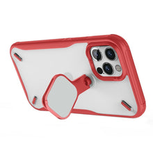 Заредете изображение във визуализатора на галерията – Nillkin Cyclops Case durable phone case with a camera cover and foldable kickstand iPhone 12 Pro / iPhone 12 red - TopMag
