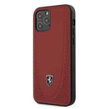 Заредете изображение във визуализатора на галерията – Ferrari FEOGOHCP12MRE iPhone 12/12 Pro 6,1" czerwony/red hardcase Off Track Perforated - TopMag
