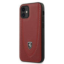 Заредете изображение във визуализатора на галерията – Ferrari FEOGOHCP12SRE iPhone 12 mini 5,4" czerwony/red hardcase Off Track Perforated - TopMag
