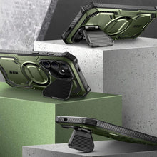 Заредете изображение във визуализатора на галерията – IBLSN Armorbox Mag Supcase case with MagSafe for Samsung Galaxy S24 - green
