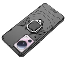 Заредете изображение във визуализатора на галерията – Ring Armor case for Xiaomi 13 Lite armored cover magnetic holder ring black
