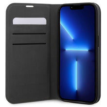 Заредете изображение във визуализатора на галерията – Karl Lagerfeld KLBKP14LSANKCPG iPhone 14 Pro 6.1" bookcase silver/silver Saffiano Karl &amp; Choupette
