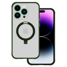 Заредете изображение във визуализатора на галерията – Tel Protect Magical Magsafe Stand Case for Iphone 15 green
