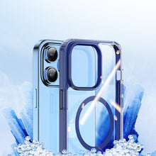 Заредете изображение във визуализатора на галерията – Dux Ducis Clin2 case for iPhone 14 Pro magnetic MagSafe cover blue
