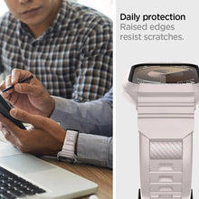 Заредете изображение във визуализатора на галерията – Spigen Rugged Armor Pro case for Apple Watch 4 / 5 / 6 / 7 / 8 / 9 / SE (44 / 45 mm) - beige
