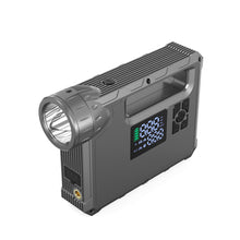 Заредете изображение във визуализатора на галерията – Choetech jump starter with compressor, powerbank 8000mAh, LED flashlight black (TC0017)
