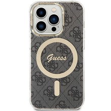 Заредете изображение във визуализатора на галерията – Guess IML 4G MagSafe case for iPhone 15 Pro Max - black
