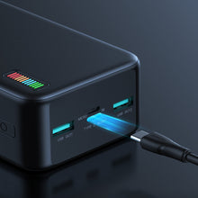 Заредете изображение във визуализатора на галерията – Joyroom powerbank 30000mAh Dazzling Series 22.5W black (QP196)
