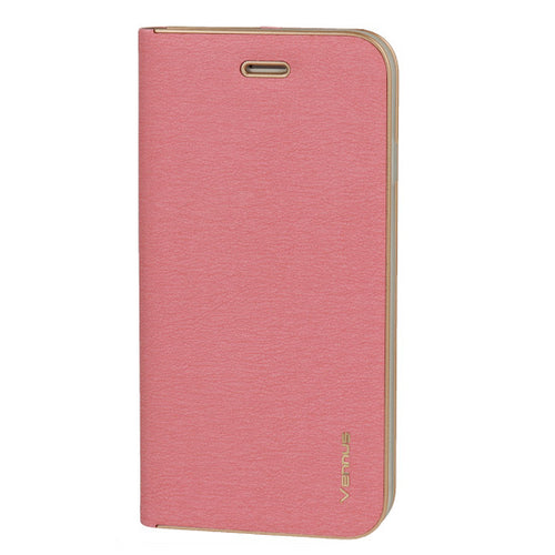 Vennus Book Case with frame for Samsung Galaxy J6 2018 pink