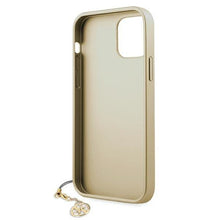 Заредете изображение във визуализатора на галерията – Guess GUHCP12MGF4GGR iPhone 12/12 Pro 6,1" szary/grey hardcase 4G Charms Collection - TopMag
