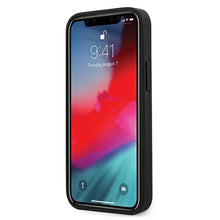 Заредете изображение във визуализатора на галерията – Guess GUHCP12SPUVQTMLBK iPhone 12 mini 5,4" czarny/black hardcase V-Quilted Collection - TopMag
