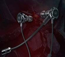 Заредете изображение във визуализатора на галерията – WK Design In-Ear Gaming USB Type C Headphones Headset microphone remote black (Y28 black) - TopMag
