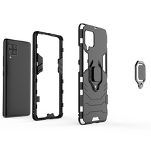 Заредете изображение във визуализатора на галерията – Ring Armor Case Kickstand Tough Rugged Cover for Samsung Galaxy A42 5G blue - TopMag
