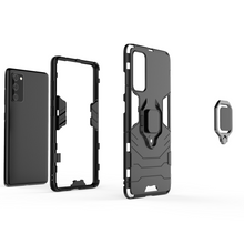Заредете изображение във визуализатора на галерията – Ring Armor Case Kickstand Tough Rugged Cover for Samsung Galaxy S20 FE 5G black - TopMag
