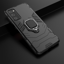 Заредете изображение във визуализатора на галерията – Ring Armor Case Kickstand Tough Rugged Cover for Samsung Galaxy S20 FE 5G black - TopMag
