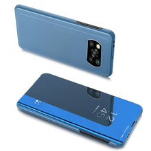 Заредете изображение във визуализатора на галерията – Clear View Case cover for Xiaomi Poco X3 NFC / Poco X3 Pro blue - TopMag
