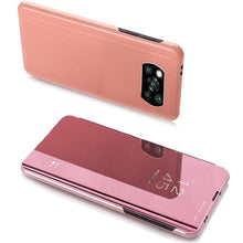 Заредете изображение във визуализатора на галерията – Clear View Case cover for Xiaomi Poco X3 NFC / Poco X3 Pro pink - TopMag
