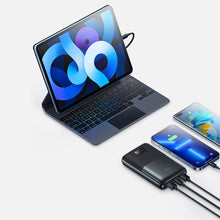 Заредете изображение във визуализатора на галерията – Baseus Baseus Pro 20000mAh 22.5W white powerbank with USB Type A - USB Type C 3A 0.3m cable (PPBD040302)
