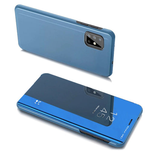Clear View Case cover for Samsung Galaxy A20s blue - TopMag