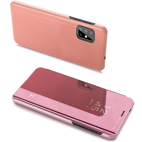 Clear View Case cover for Samsung Galaxy A20s pink - TopMag