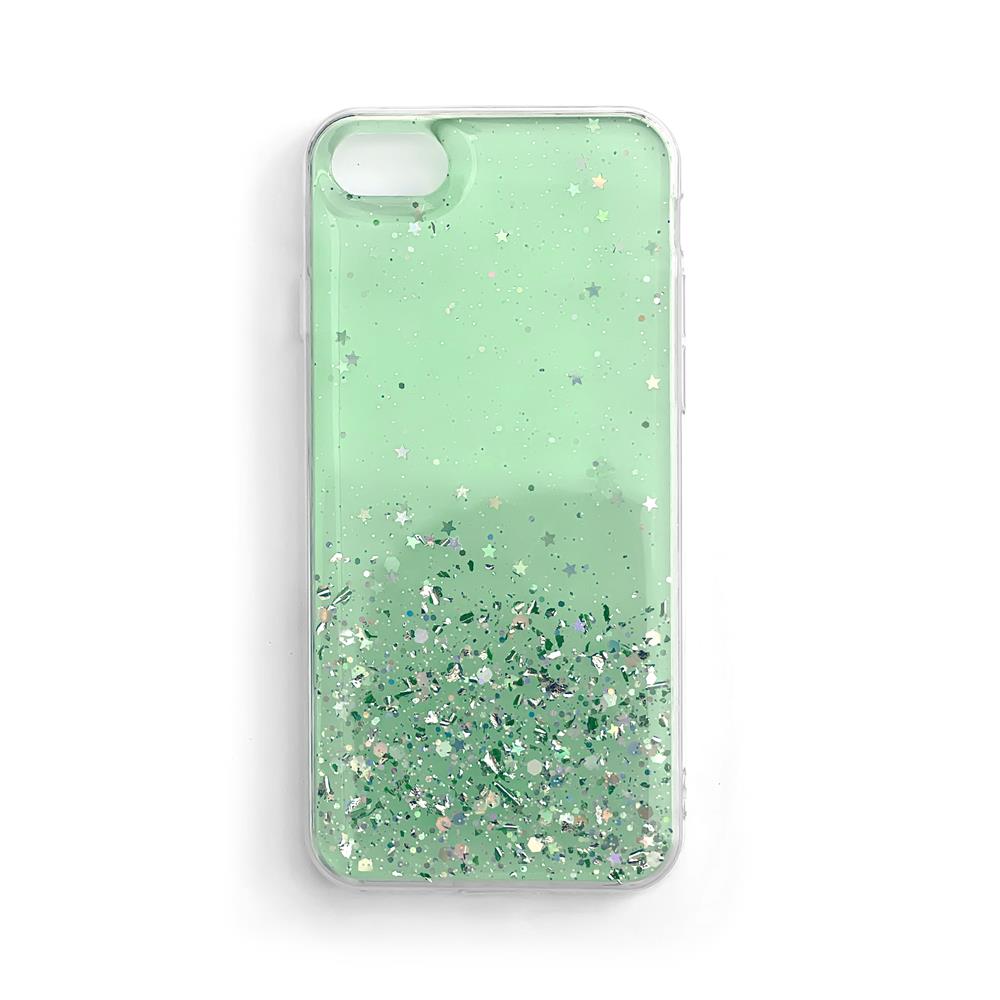 Wozinsky Star Glitter Shining Cover for Samsung Galaxy M51 green - TopMag