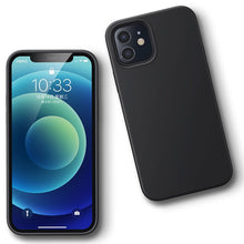 Заредете изображение във визуализатора на галерията – Ugreen Protective Silicone Case rubber flexible silicone case cover for iPhone 12 mini black - TopMag

