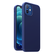 Заредете изображение във визуализатора на галерията – Ugreen Protective Silicone Case rubber flexible silicone case cover for iPhone 12 mini navy blue - TopMag
