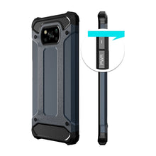 Заредете изображение във визуализатора на галерията – Hybrid Armor Case Tough Rugged Cover for Xiaomi Poco X3 NFC / Poco X3 Pro blue - TopMag
