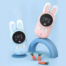 Заредете изображение във визуализатора на галерията – Walkie-talkie for children K23 Rabbit + Battery Charger + 8xRechargeable HR03/AAA 900mAh
