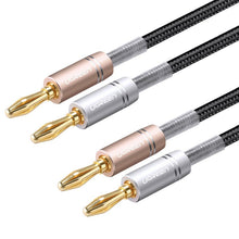 Заредете изображение във визуализатора на галерията – Ugreen two-channel speaker cable with banana plug (AV152 50536) - TopMag

