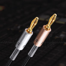 Заредете изображение във визуализатора на галерията – Ugreen two-channel speaker cable with banana plug (AV152 50536) - TopMag
