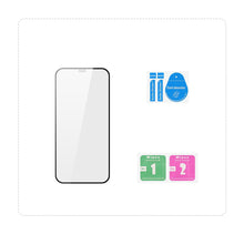 Заредете изображение във визуализатора на галерията – Dux Ducis 10D Tempered Glass Tough Screen Protector Full Coveraged with Frame for iPhone 12 Pro / iPhone 12 black (case friendly) - TopMag
