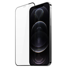 Заредете изображение във визуализатора на галерията – Dux Ducis 10D Tempered Glass Tough Screen Protector Full Coveraged with Frame for iPhone 12 Pro / iPhone 12 black (case friendly) - TopMag
