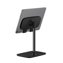 Заредете изображение във визуализатора на галерията – Baseus Telescopic Desktop Bracket phone tablet holder black (SUZJ-01) - TopMag
