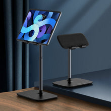 Заредете изображение във визуализатора на галерията – Baseus Telescopic Desktop Bracket phone tablet holder black (SUZJ-01) - TopMag
