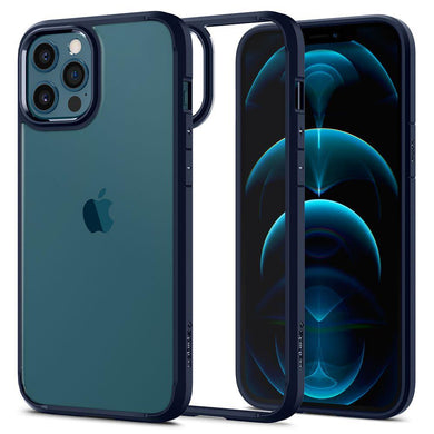 SPIGEN ULTRA HYBRID IPHONE 12/12 PRO NAVY BLUE - TopMag