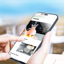 Заредете изображение във визуализатора на галерията – Kingxbar 2.5D Tempered Glass Tough Screen Protector Full Coveraged with Frame for iPhone 12 mini black (case friendly) - TopMag

