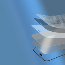 Заредете изображение във визуализатора на галерията – Kingxbar 2.5D Tempered Glass Tough Screen Protector Full Coveraged with Frame for iPhone 12 mini black (case friendly) - TopMag
